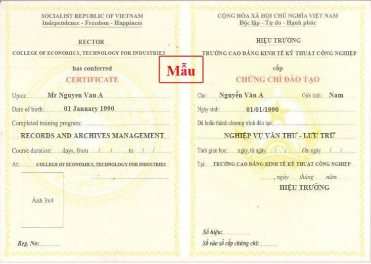 Tuyển sinh khoá học Văn thư lưu trữ & Thư viện – thiết bị trường học